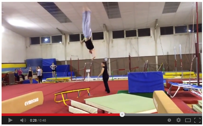 Vidéo "L'acrobatie avec la team gym" - épisode 1