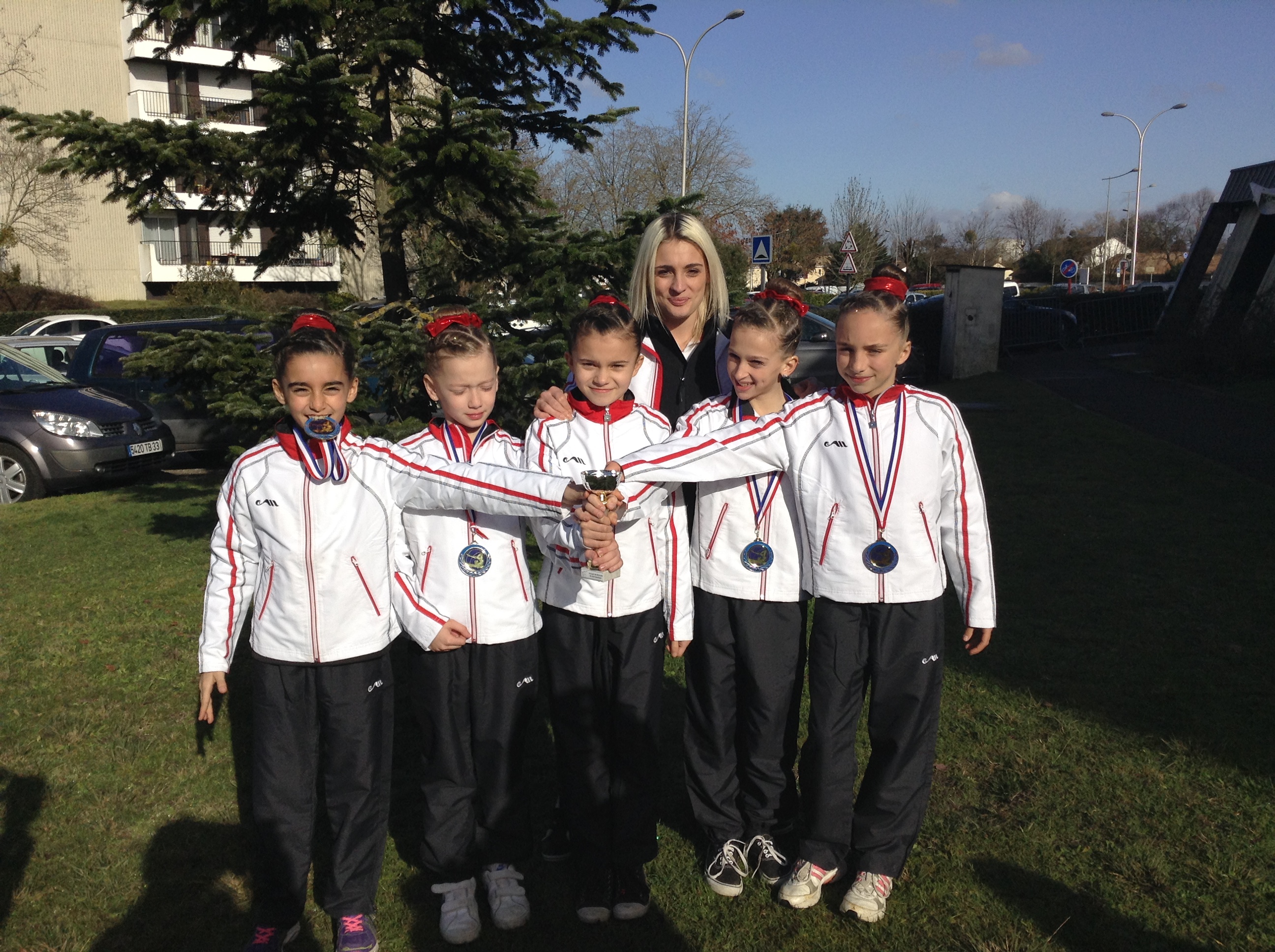 La vaillante de Langon vice championne de Gironde (benjamines) 2015